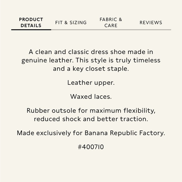 Banana Republic Oxford Cognac Dress Shoes - Picture 2 of 6